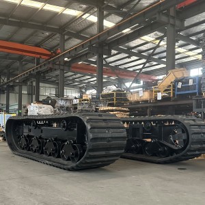 rubber track undercarriage for Morooka MST2200 tracked dumper