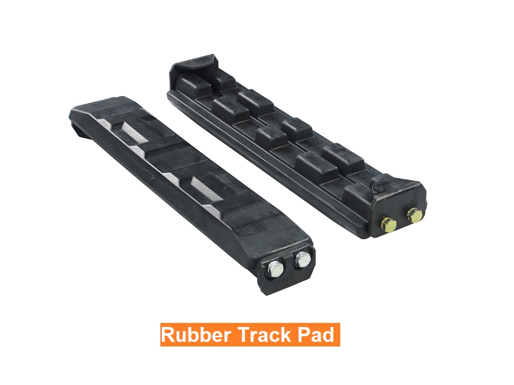 Rubber track pad