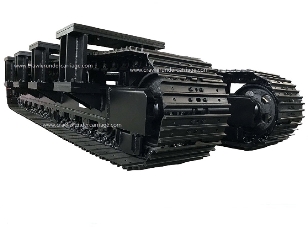 tracked undercarriage for mobile crusher
