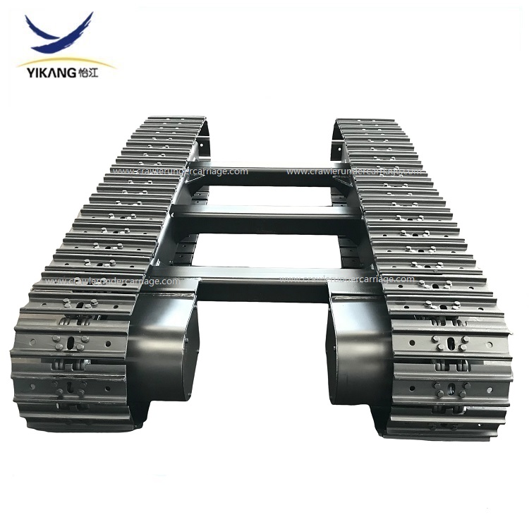 Undercarriage Rails China Custom hydraulic crawler platform steel track undercarriage ...