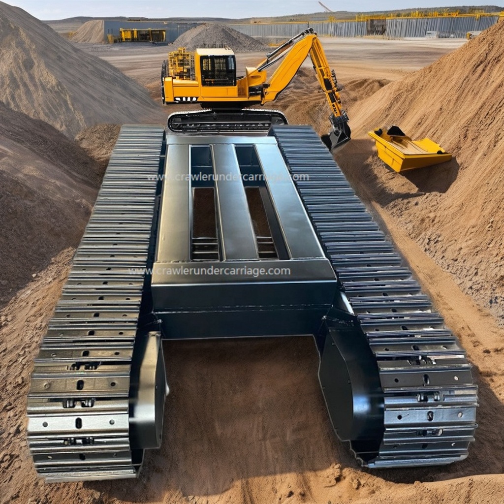 Crawler Platform China Crawler undercarriage platform with hydrauluc motor for 4.5 ton ...