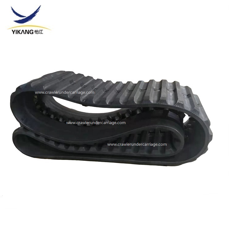 China 800x125x80 rubber track for Morooka MST 2000 MX120 crawler