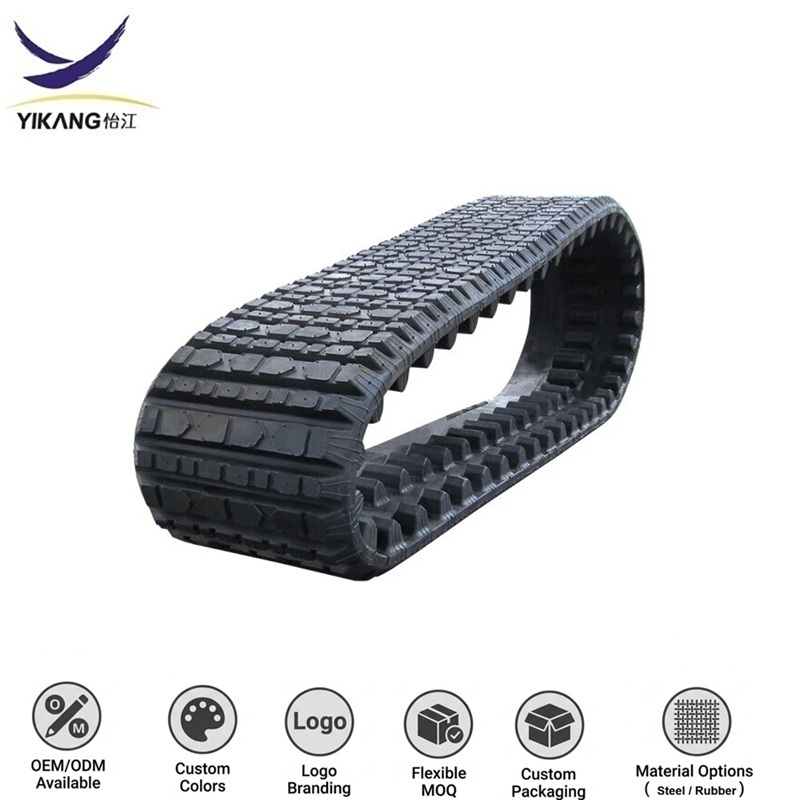 Trac Rwber ASV Dau Ddant 457×101.6×51 Tsieina Maint - 18X4X51 Yn ffitio ...