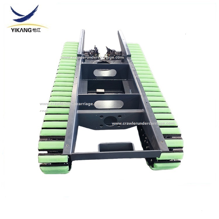 Green rubber pads retractable chassis (4)