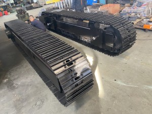 Construction machinery drilling rig steel track undercarriage