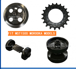 MST1500 track roller sprocket top roller front idler
