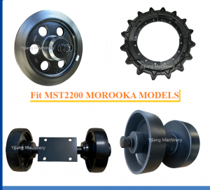 MST2200 track roller sprocket front idler top roller