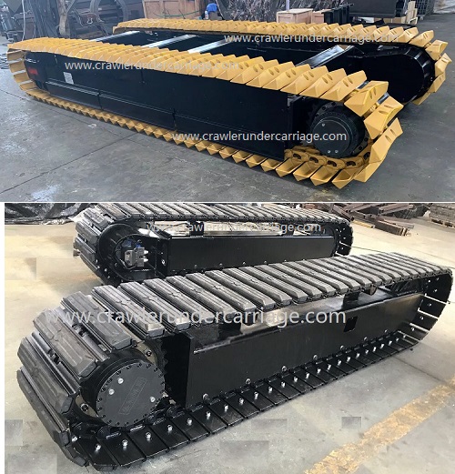 Rubber pads undercarriage
