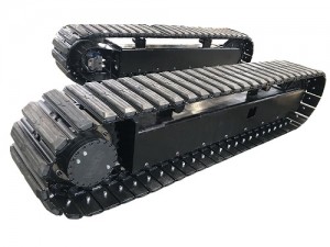 15 ton crawler track  undercarriages with rubber pads