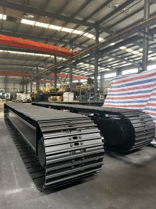 SJ3500B track undercarriage for mobile crusher