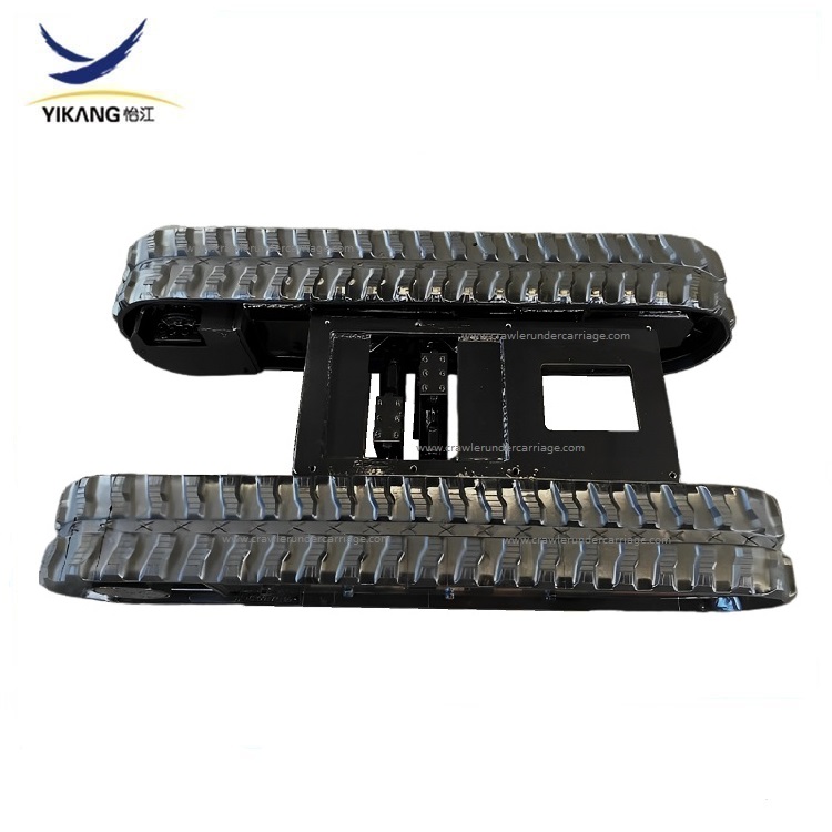 China Custom retractable rubber track undercarrigae with hydraulic ...
