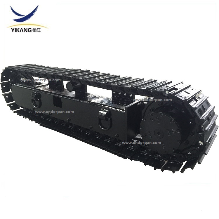 China steel track undercarriage without crossbeam for crawler drilling ...