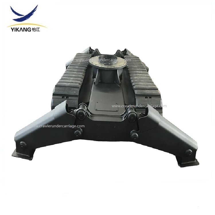 China Mining crusher compact frame undercarriage with lading legs amd ...