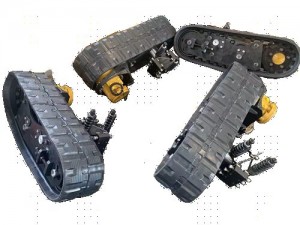 rubber track for fire-fighting robot