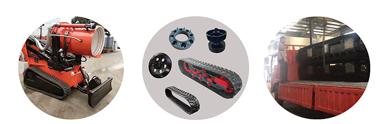 OEM service rubber track undercarriage